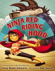 Little Red Riding Hood in a Martial Arts Pose
