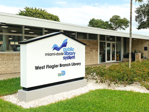 West Flagler Branch Library Exterior