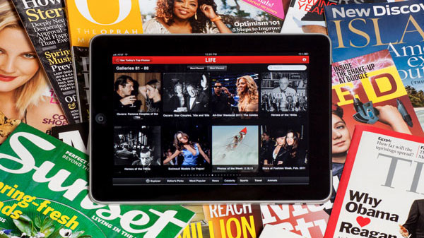 Tablet Digital Magazine Concept